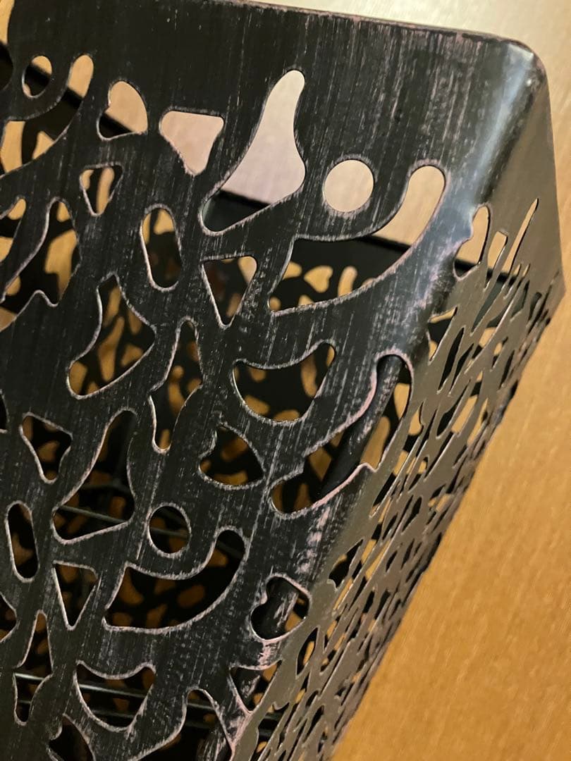 アイアン フラワースタンド ブラック（別売プラスチックポット付き