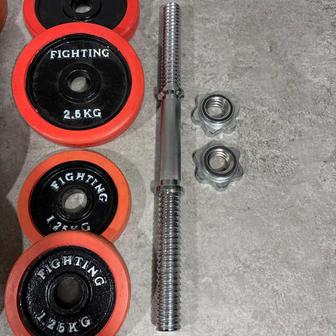 良品 ② FIGHTING ROAD ダンベル 片側 30kg GronG