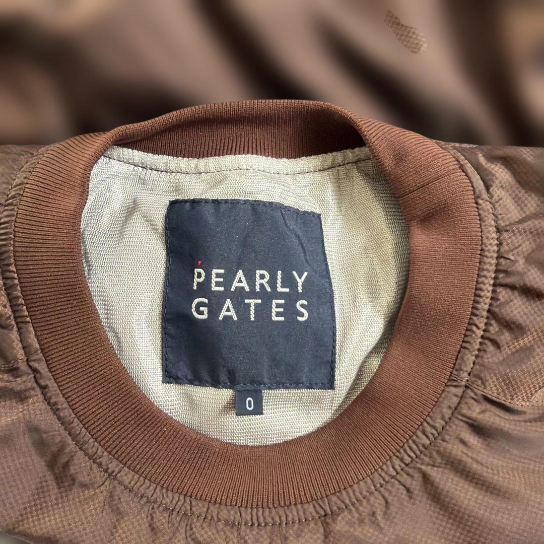 美品★ PEARLY GATES タフレックススニード ジャケット ブラウン0★