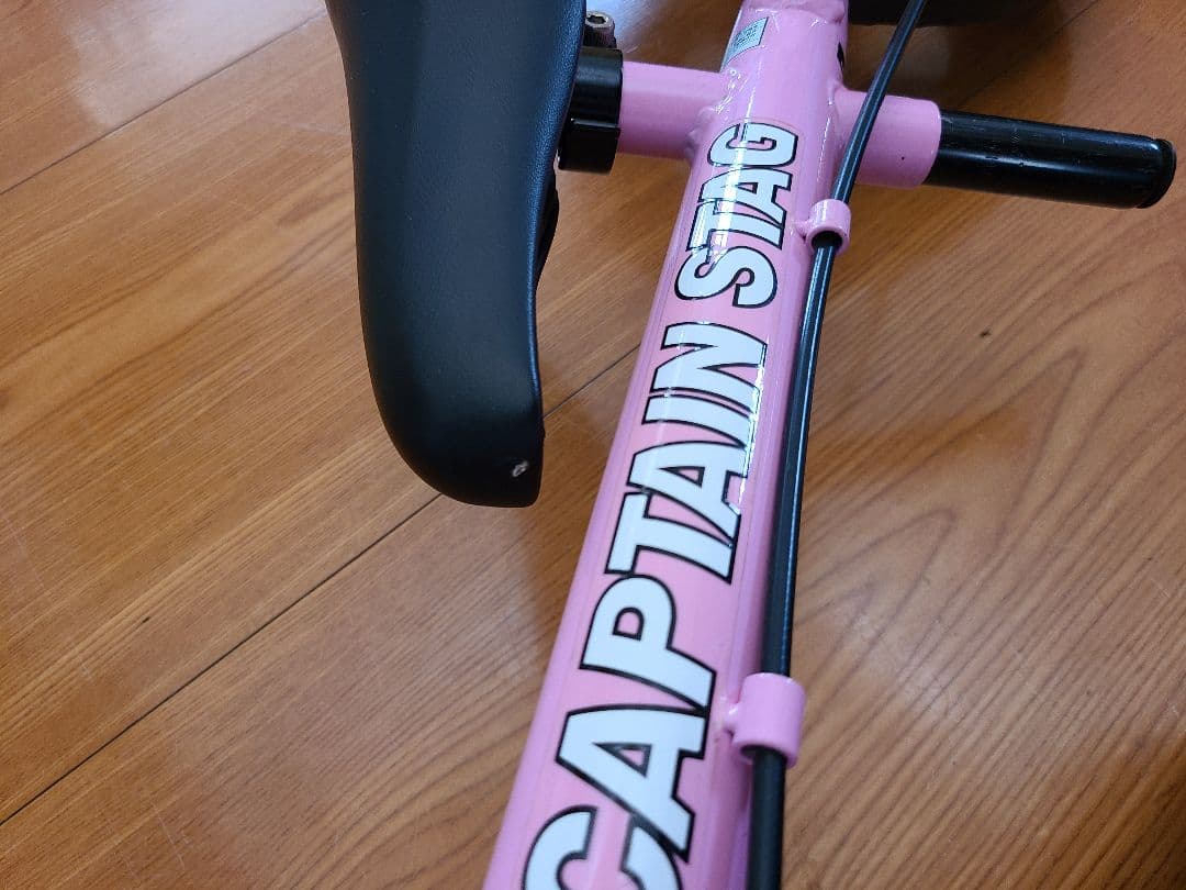 【美品】ストライダー トレーニングバイク キャプテンスタッグ ピンク