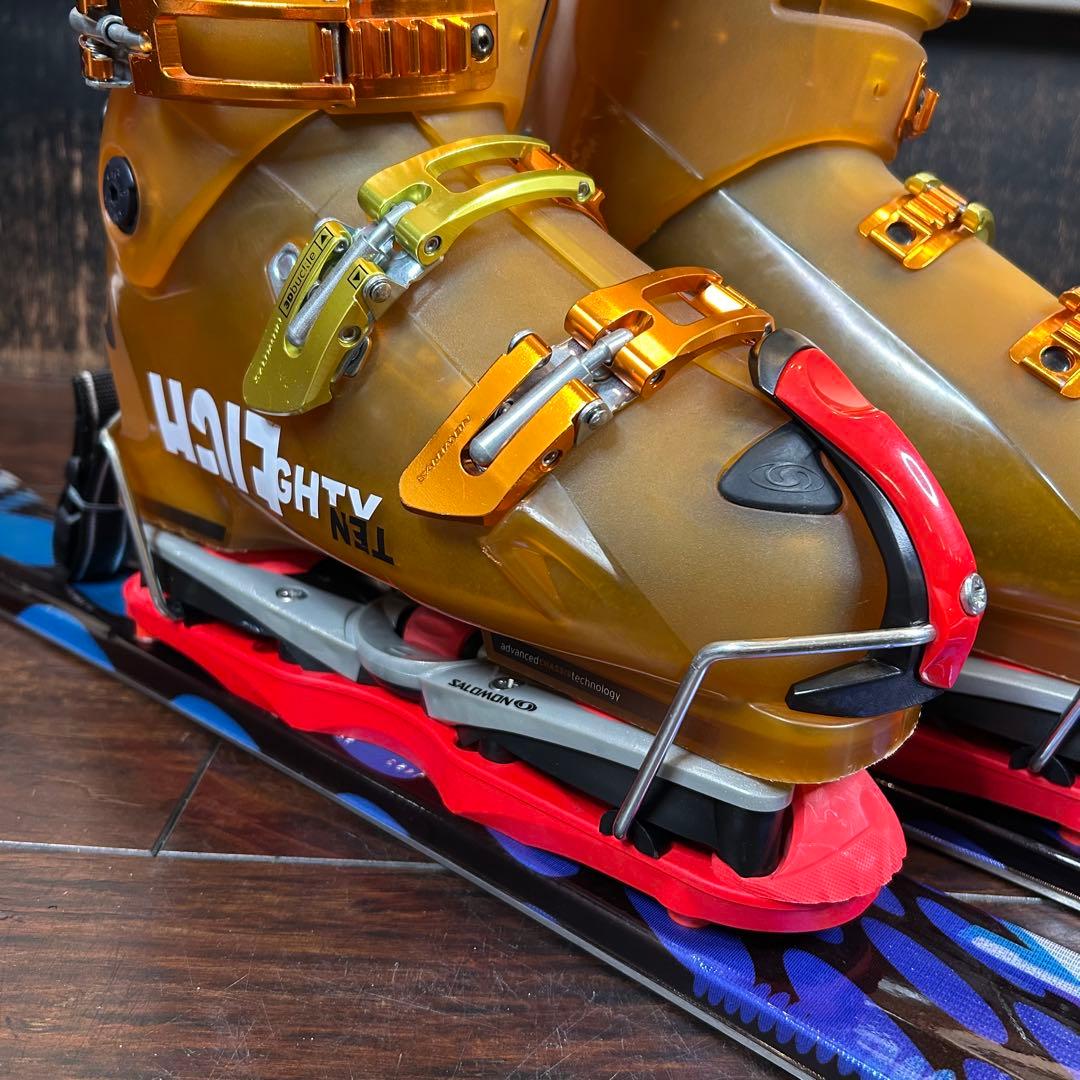 ◇美品◇ SALOMON 99cm ブーツ　27〜27.5cm キャリーカバー付