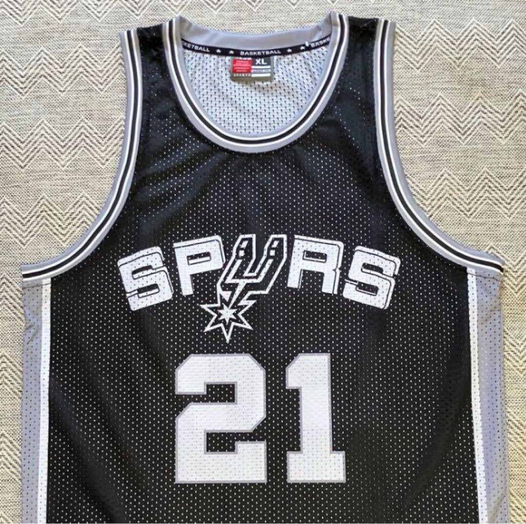 ★未使用 ティム・ダンカン　NBA　SPURS スパーズ　ユニフォーム　シャツ