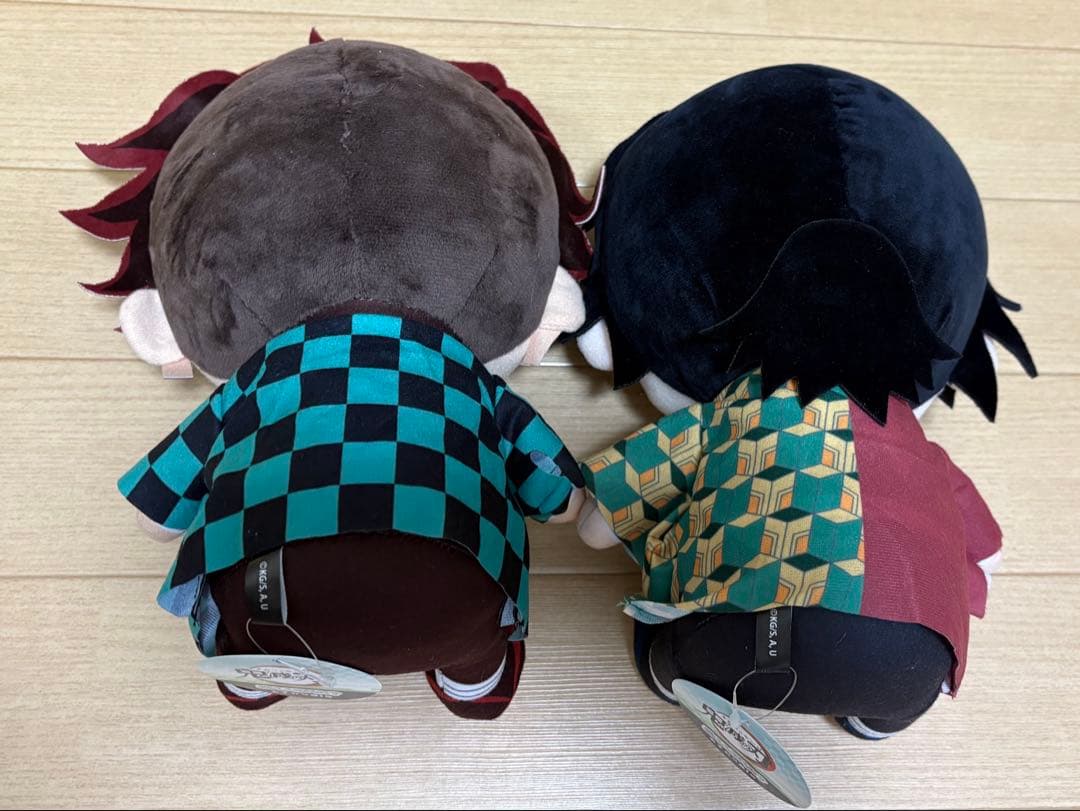 鬼滅の刃　ぬいぷりけ　おすわりBIGぬいぐるみ　竈門炭治郎　冨岡義勇