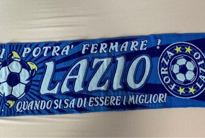 入手不可能！LAZIO(セリエA) ニットマフラー　EU製