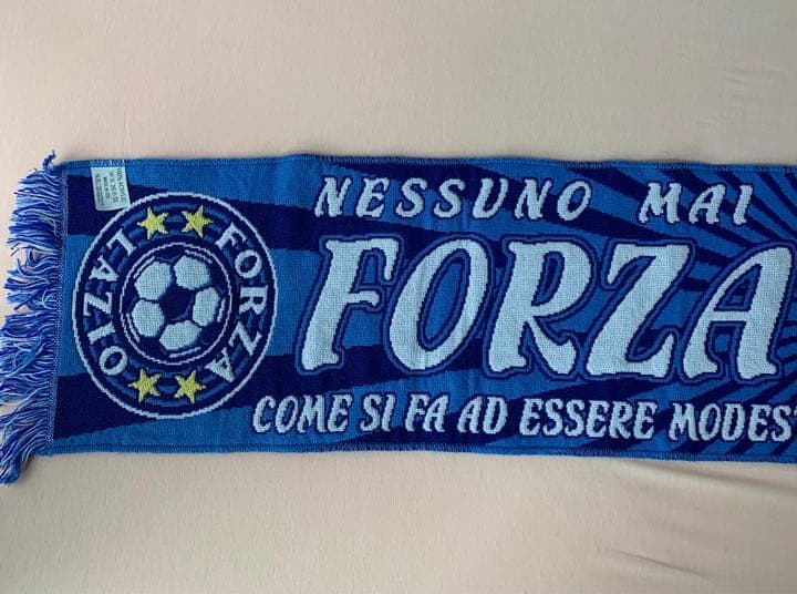 入手不可能！LAZIO(セリエA) ニットマフラー　EU製