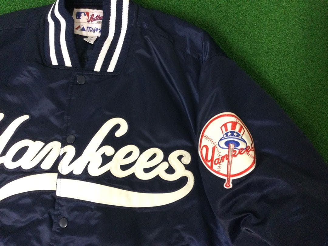 Yankees ヤンキース　ボンバージャケット ネイビー