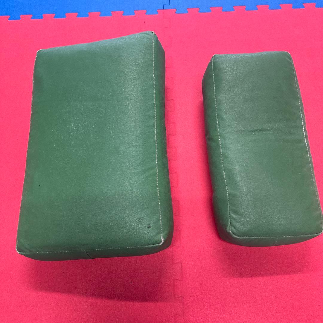 ウイニング 緑色キックミット2個セット