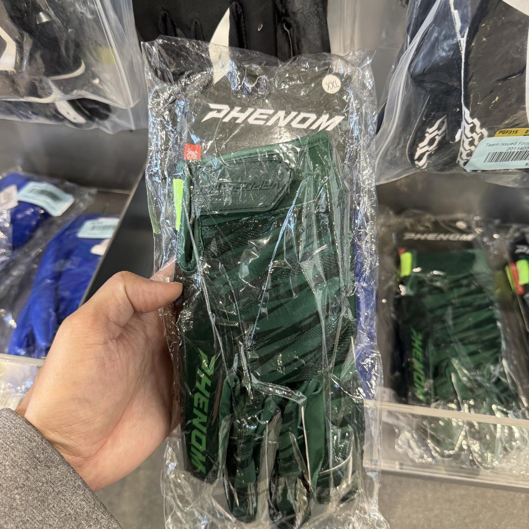 PHENOM アメフト レシーバーグローブ グリーン 新品