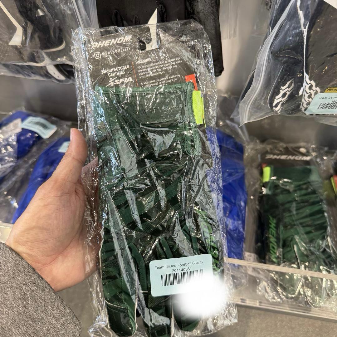 PHENOM アメフト レシーバーグローブ グリーン 新品