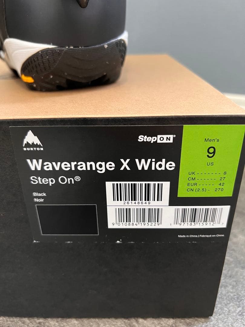 BURTON ステップオン Waverange X Wide 9 US