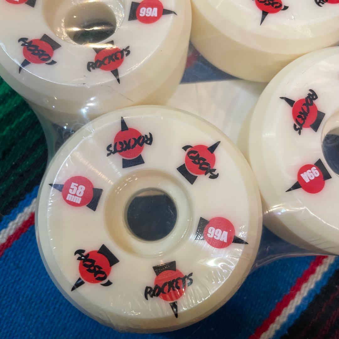 HOSOI ROCKETS スケートボードウィール 58mm 99A 4個セット