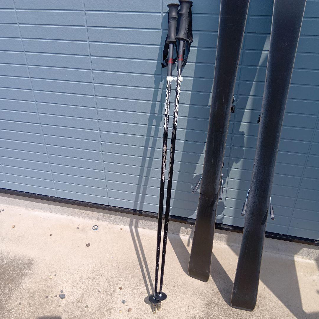Fischer Viron スキー板 160cm 　Atomicケース　ストック