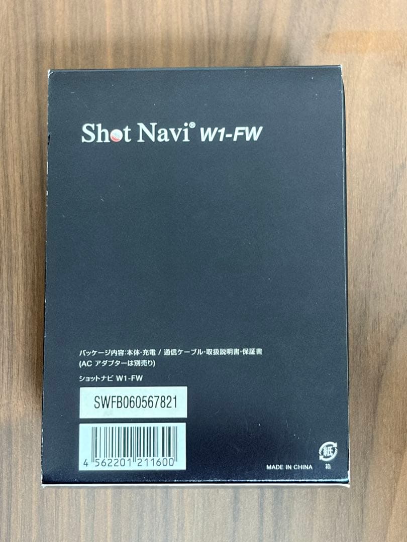 Shot Navi W1-FW GPSゴルフウォッチ