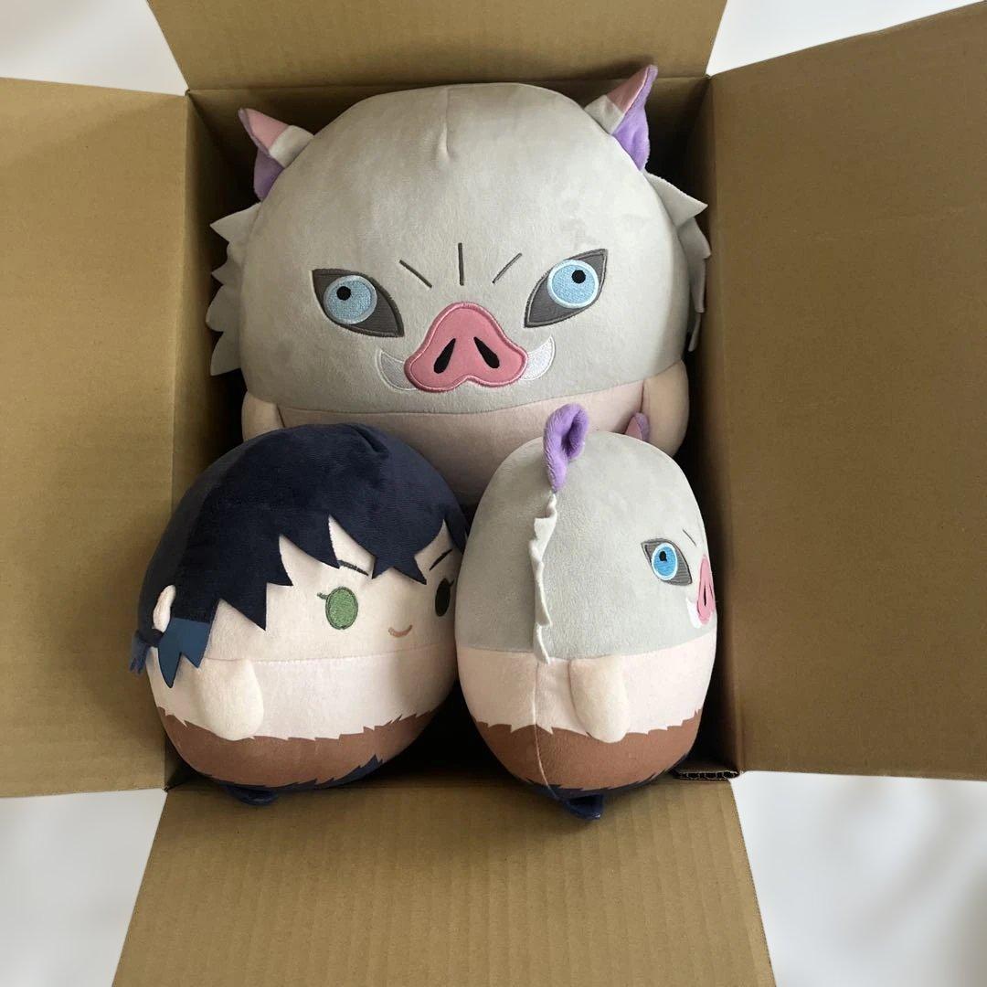 鬼滅の刃　嘴平伊之助　ふわコロりん　BIG ビッグ　Mサイズ　ぬいぐるみ