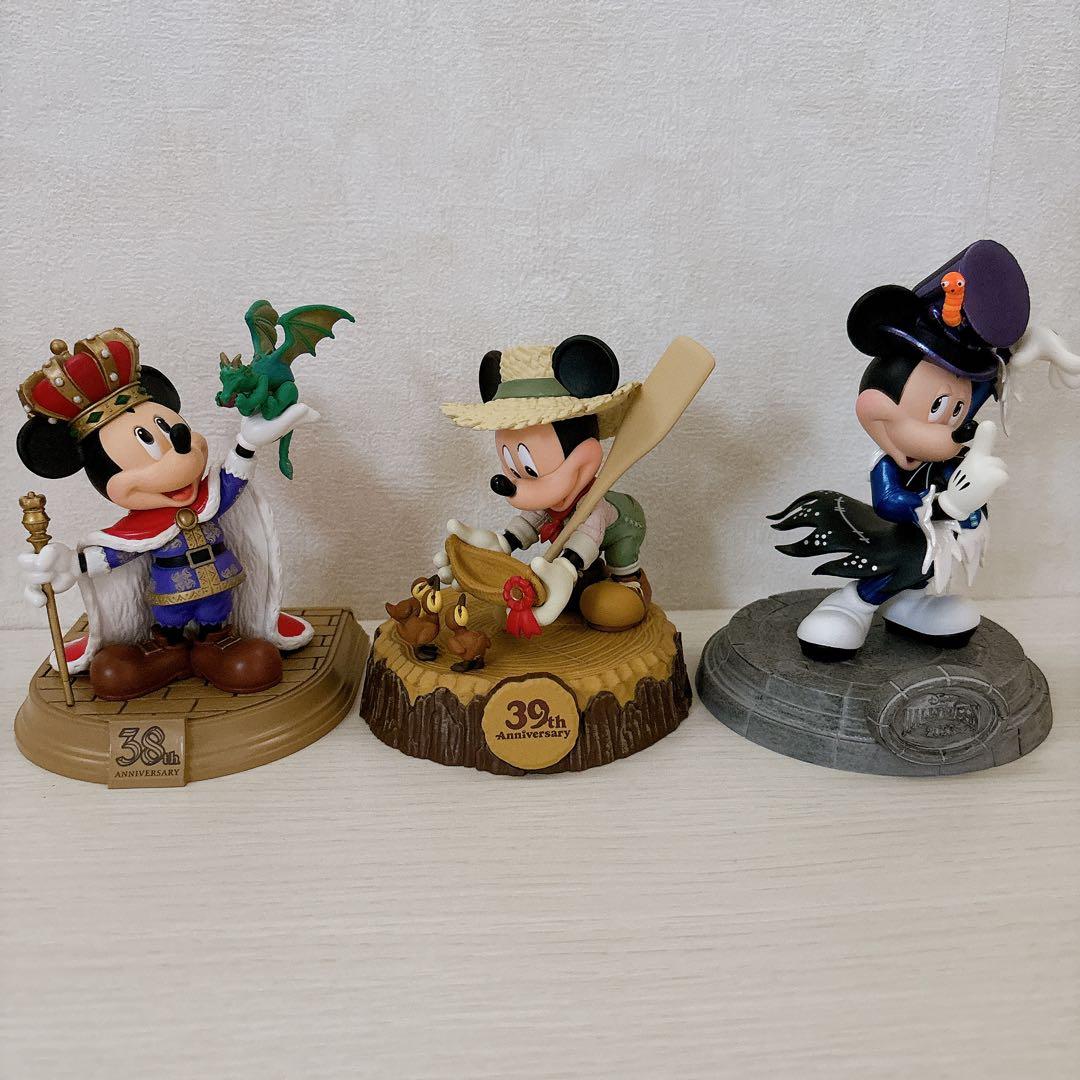 ディズニーランド 38周年 39周年 スプブ ミッキー フィギュア