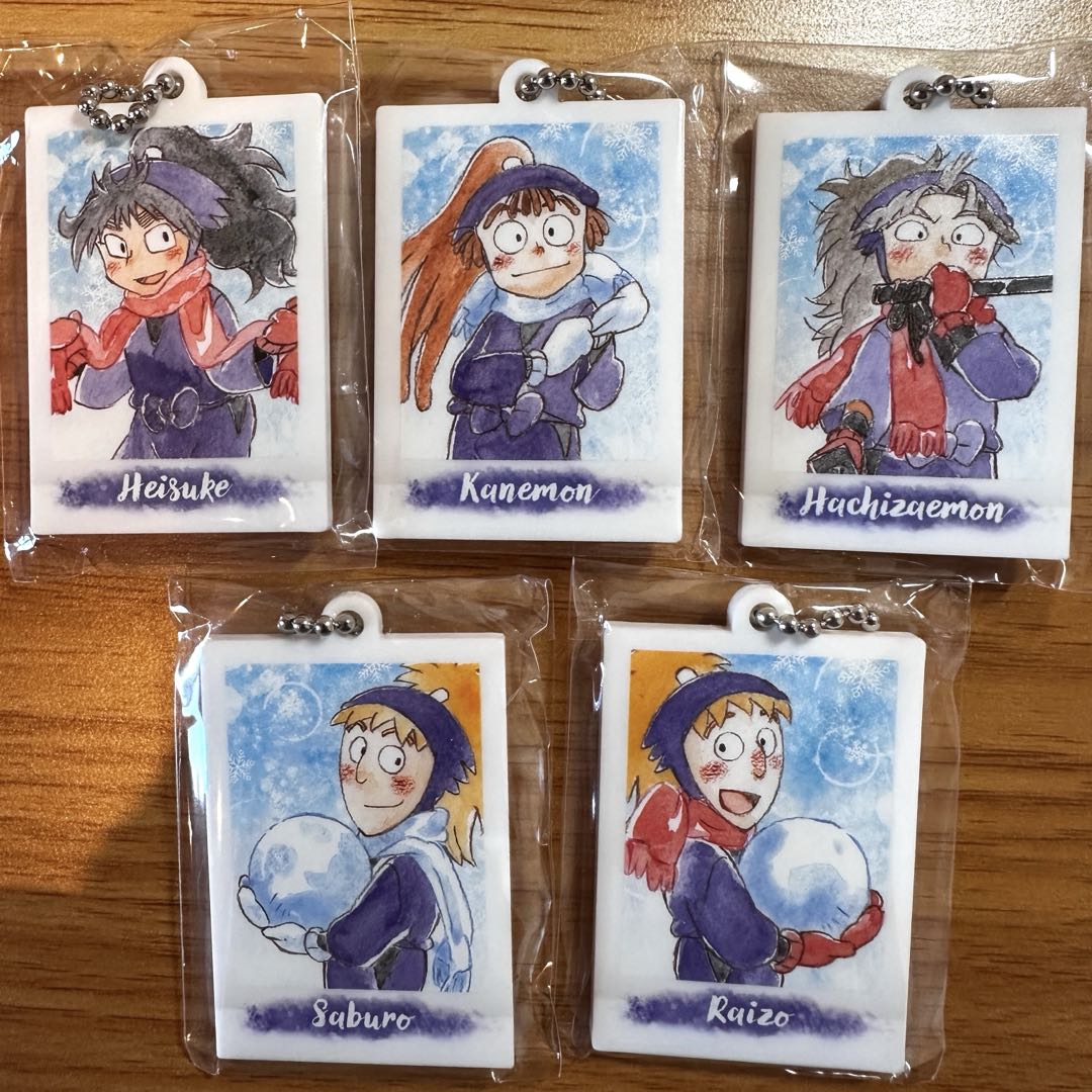 忍たま ぱしゃこれ ミニアクリルキーホルダー vol1 2 コンプセット
