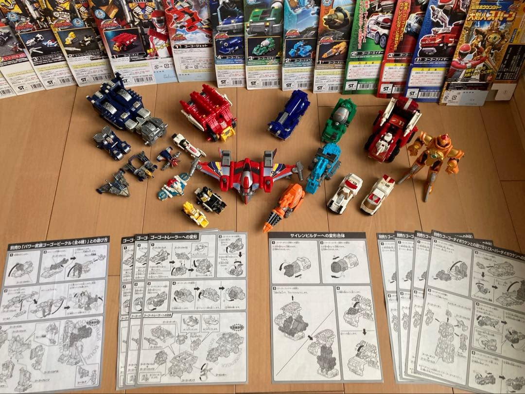 【食玩 説明書・外箱付】BANDAI 轟轟戦隊ボウケンジャーミニプラセット