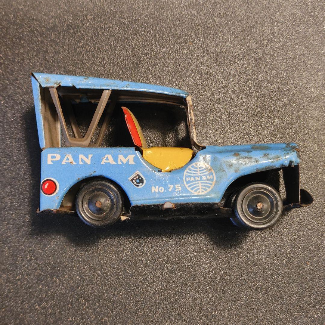 Pan Am パンアメリカン航空　ブリキ　ミニカー 野村トーイ　昭和レトロ