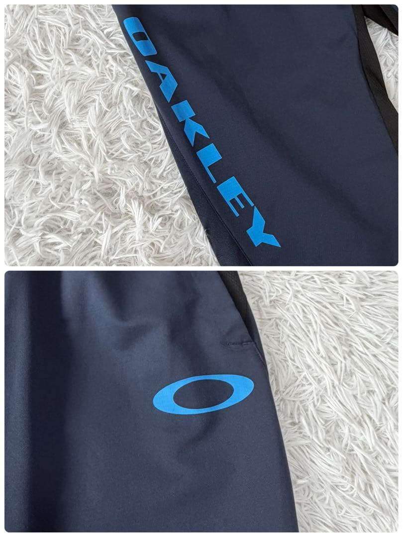 美品　OAKLEY オークリー　ジャージ　上下セット　ネイビー　ブルー
