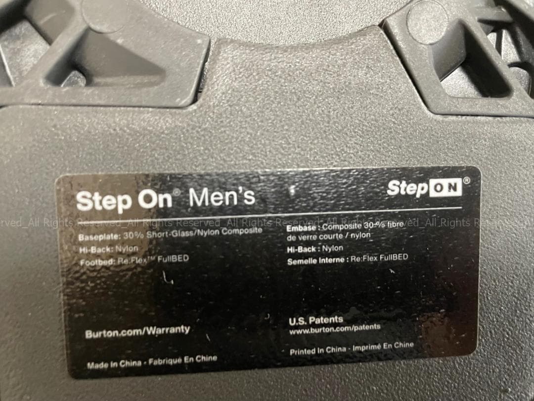 Burton Step On　バートン　ステップオン　ビンディング(M)