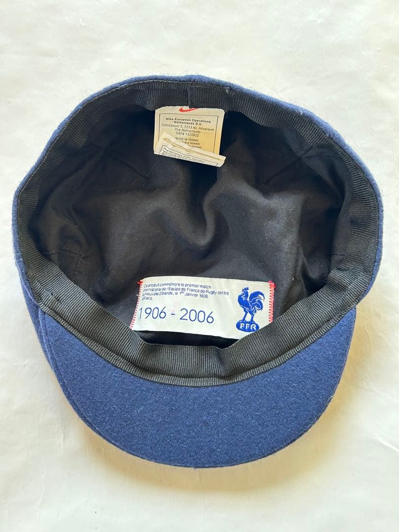 フランスラグビー 100周年記念 ナイキ製ベレー帽1906-2006