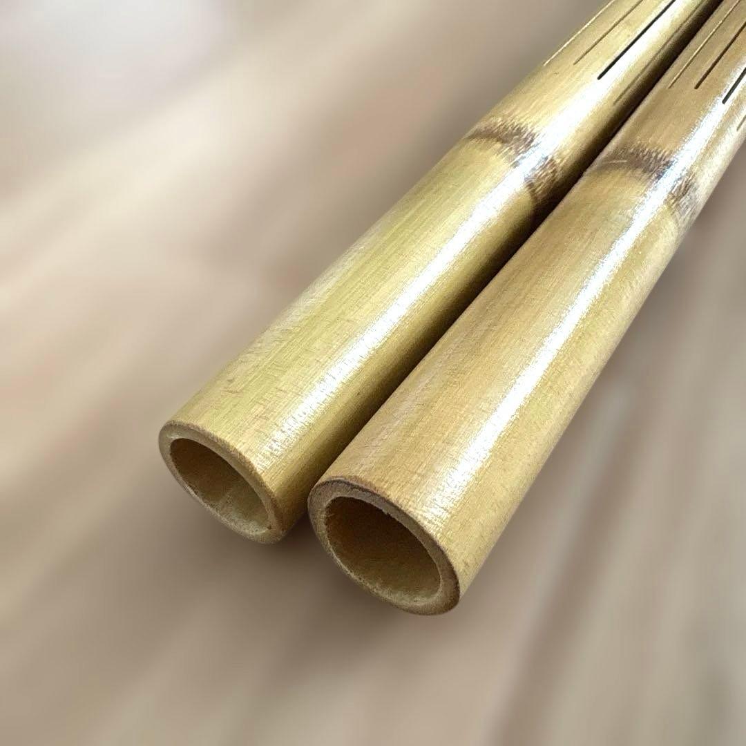 プイリ　竹製フラダンス用道具 2本セット 約50.5cm