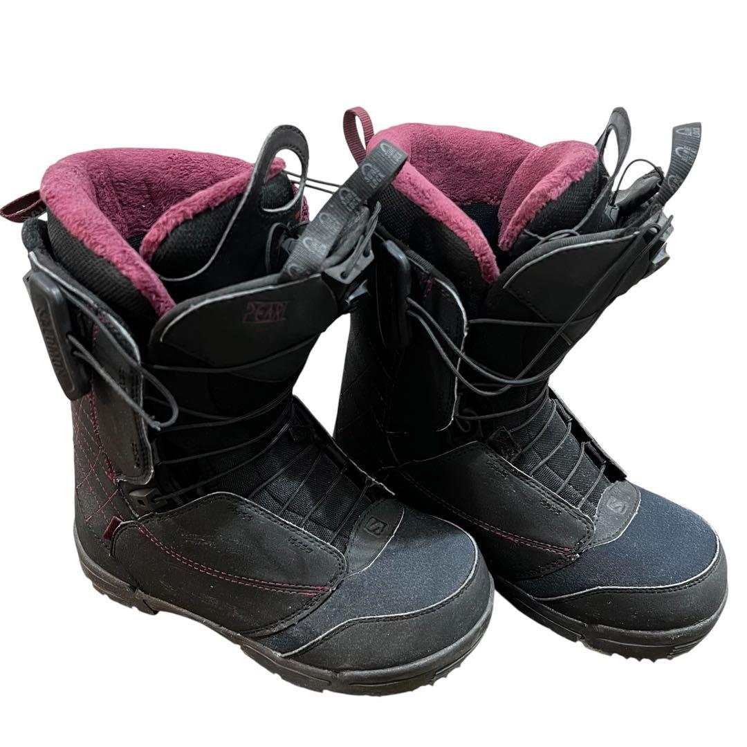 SALOMON（サロモン）スノーボードブーツ 24cm ブラック スノボー