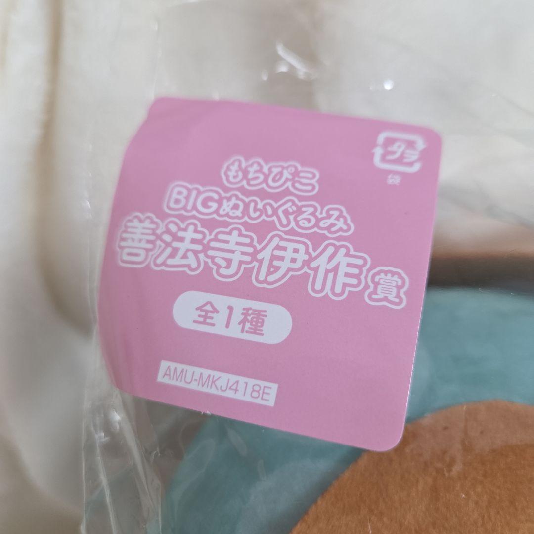 もちぴこ BIGぬいぐるみ 善法寺伊作賞