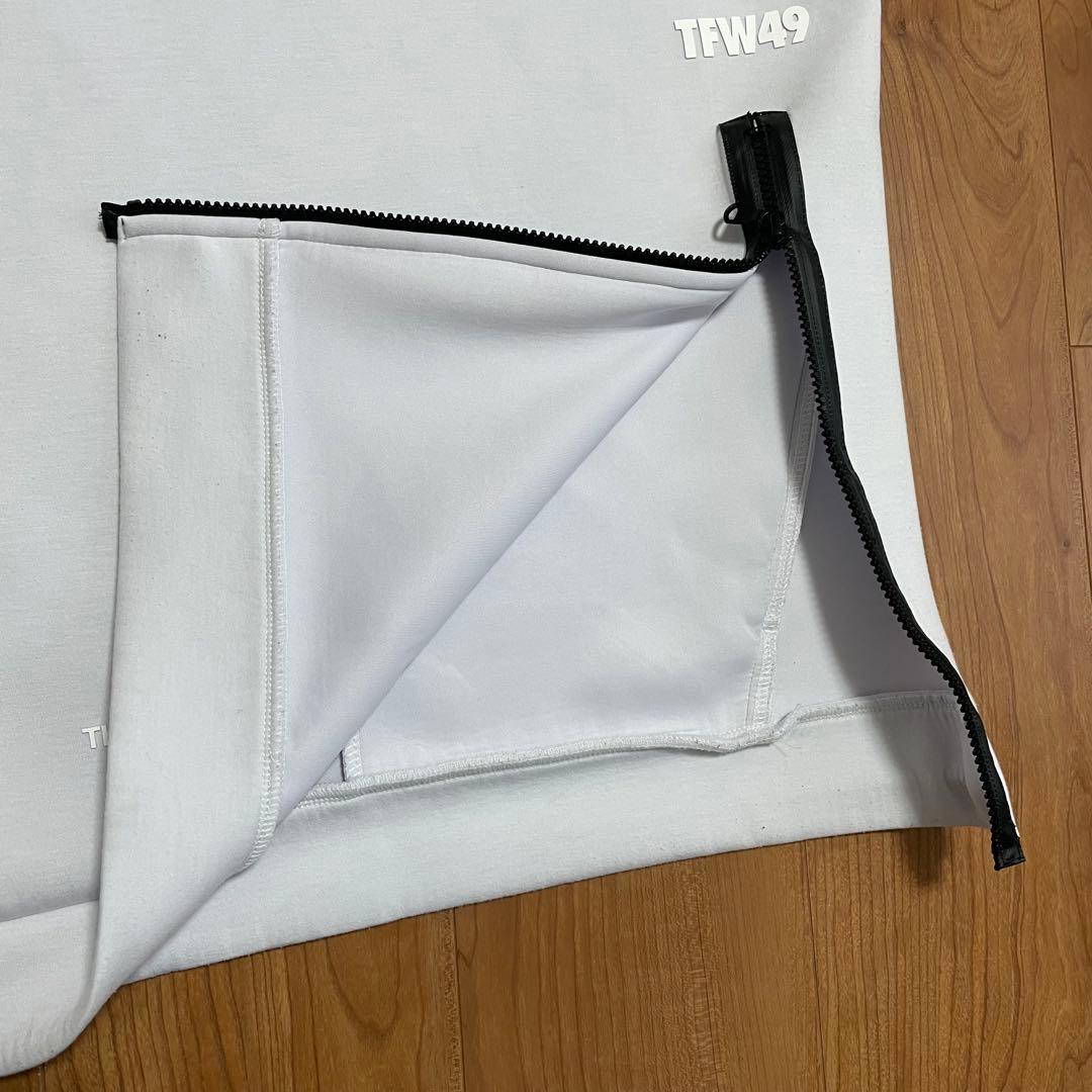 定価4.2万　TFW49 サイドジップ　パーカー　ホワイト　XL ゴルフ