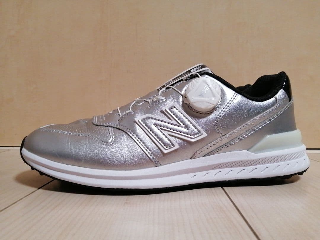 New Balance ゴルフシューズ WGBS996Zシルバー 24.5cm