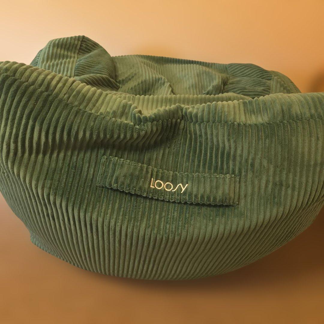 LOOSY HUGME 1人がけビーズソファ Green