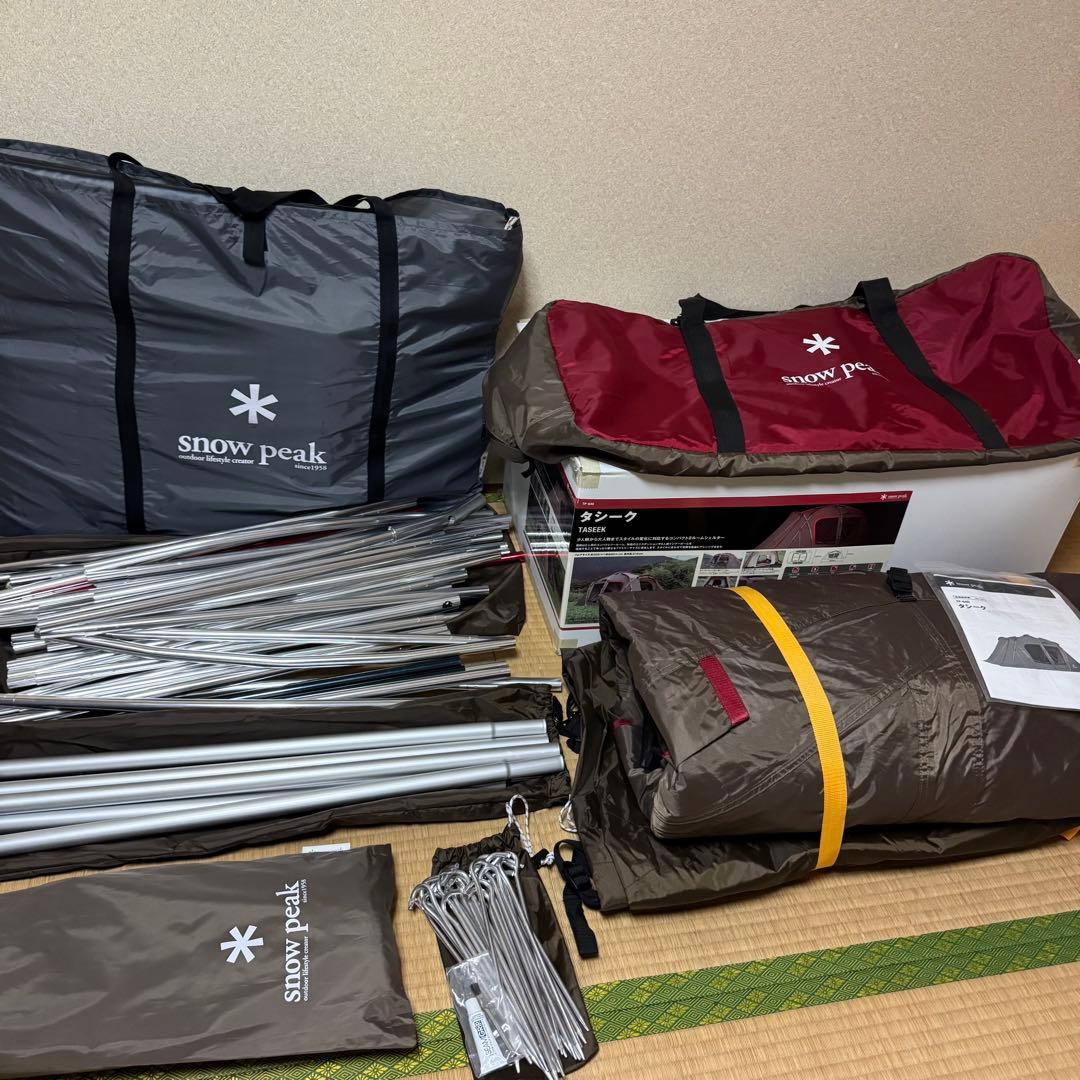【美品】廃盤 peak タシーク スノーピーク テント オプションセット