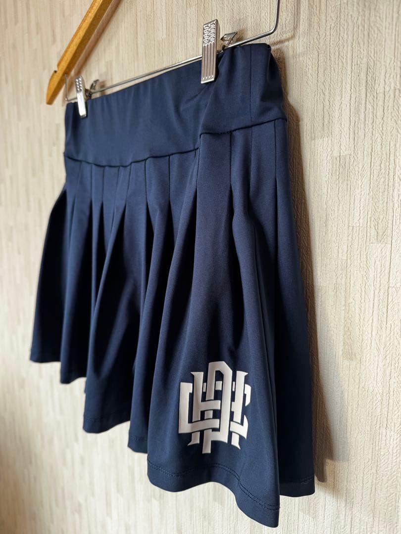 連休セール Cph/Golf ネイビープリーツスカート