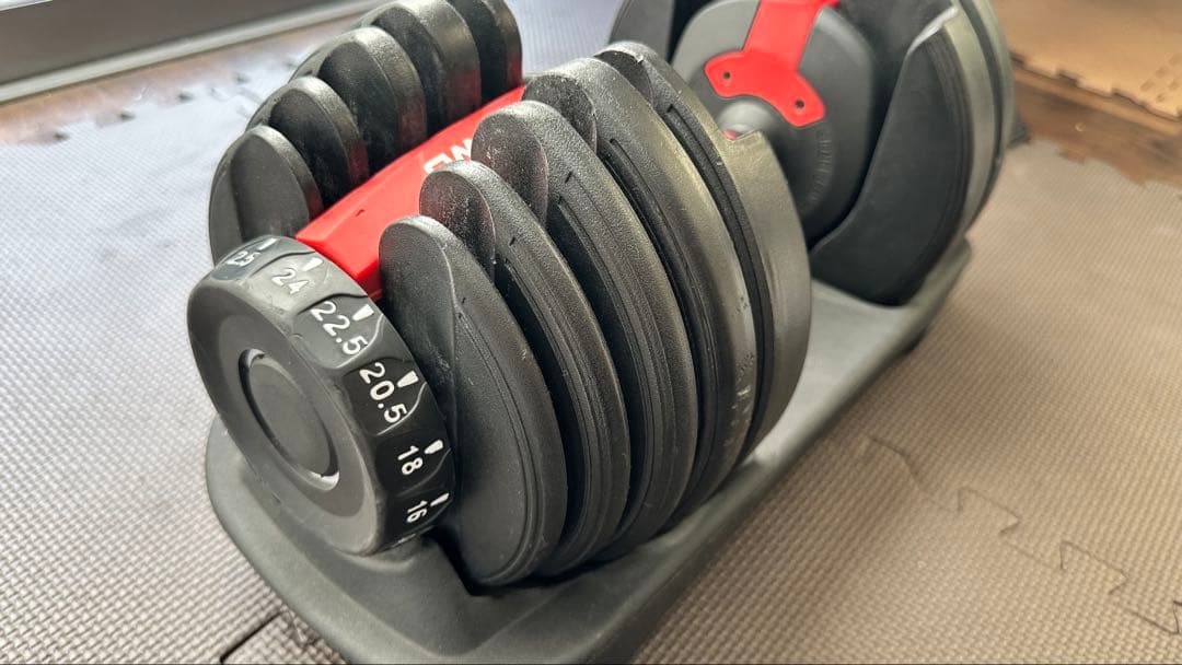4WD 可変式ダンベル 最大25kg①