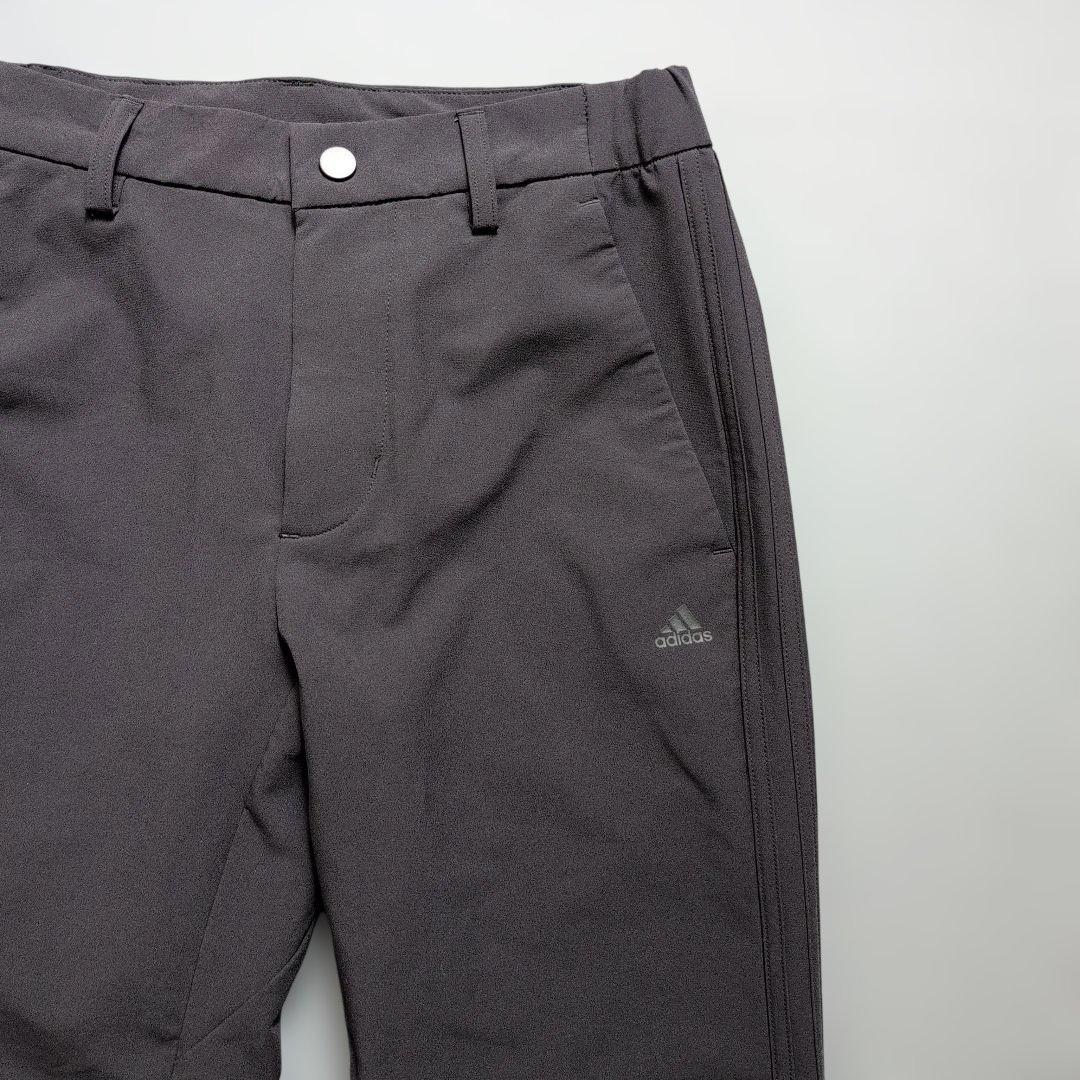 【極美品】アディダスゴルフ　軽量ストレッチジョガーパンツサイドライン　黒