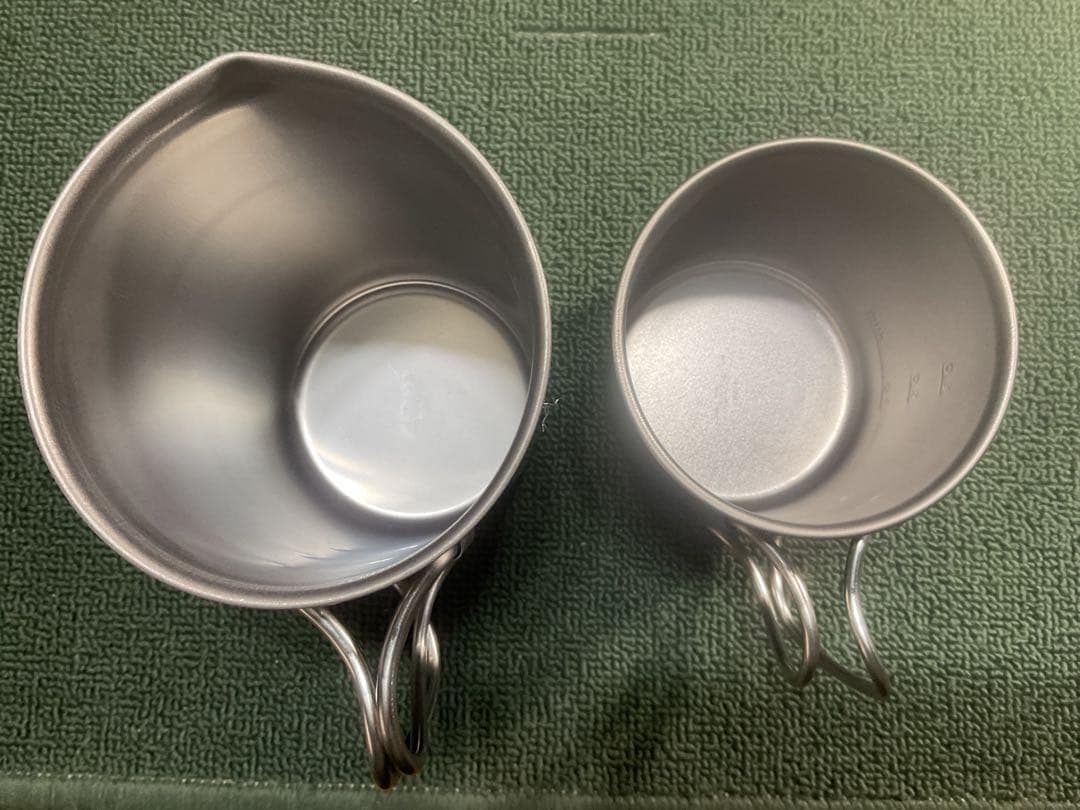 廃盤・希少品・美品 チタン カフェラテ セット スノーピーク  peak