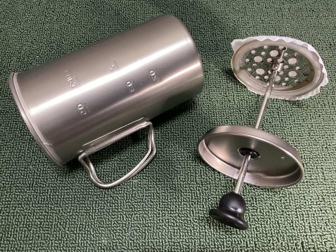 廃盤・希少品・美品 チタン カフェラテ セット スノーピーク  peak