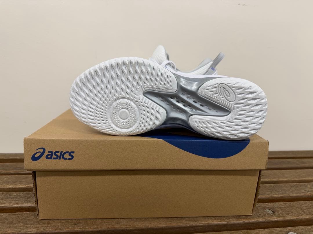 asics GLIDE NOVA PF 4 24.5cm ホワイト/ブルー