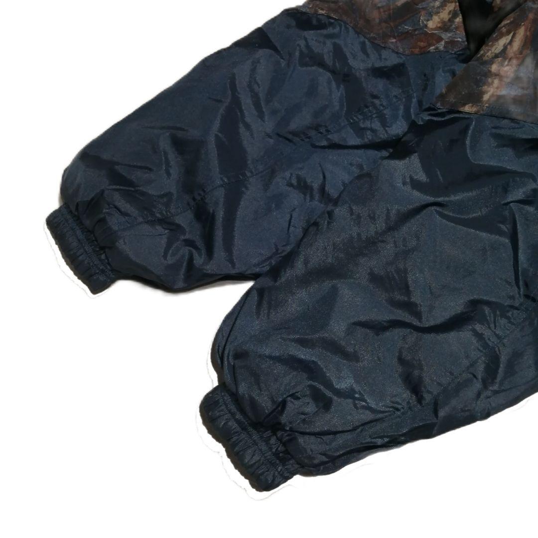 【美品】KALAK SKIWEAR リアルツリーカモ スキーウェア 紺 XL