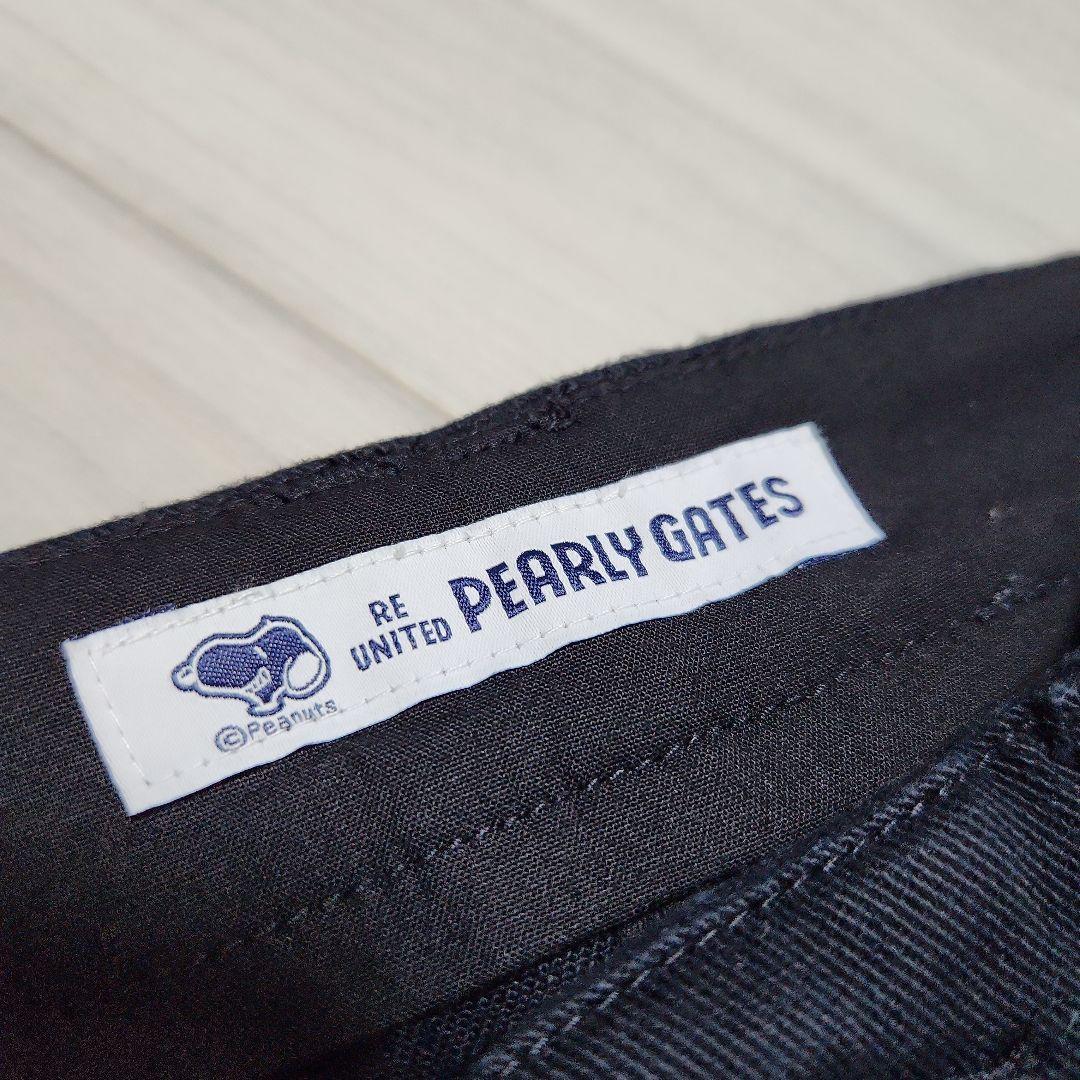 ☆PEARLY GATES×スヌーピー☆コットンストレッチパンツ6(LL)濃紺