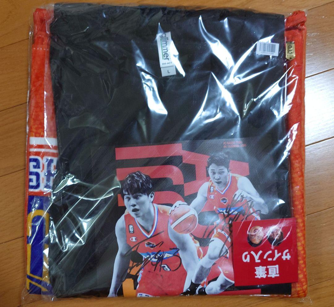 数量限定　直筆サイン入り 広島ドラゴンフライズ　 辻直人 青木保憲　コンビグッズ