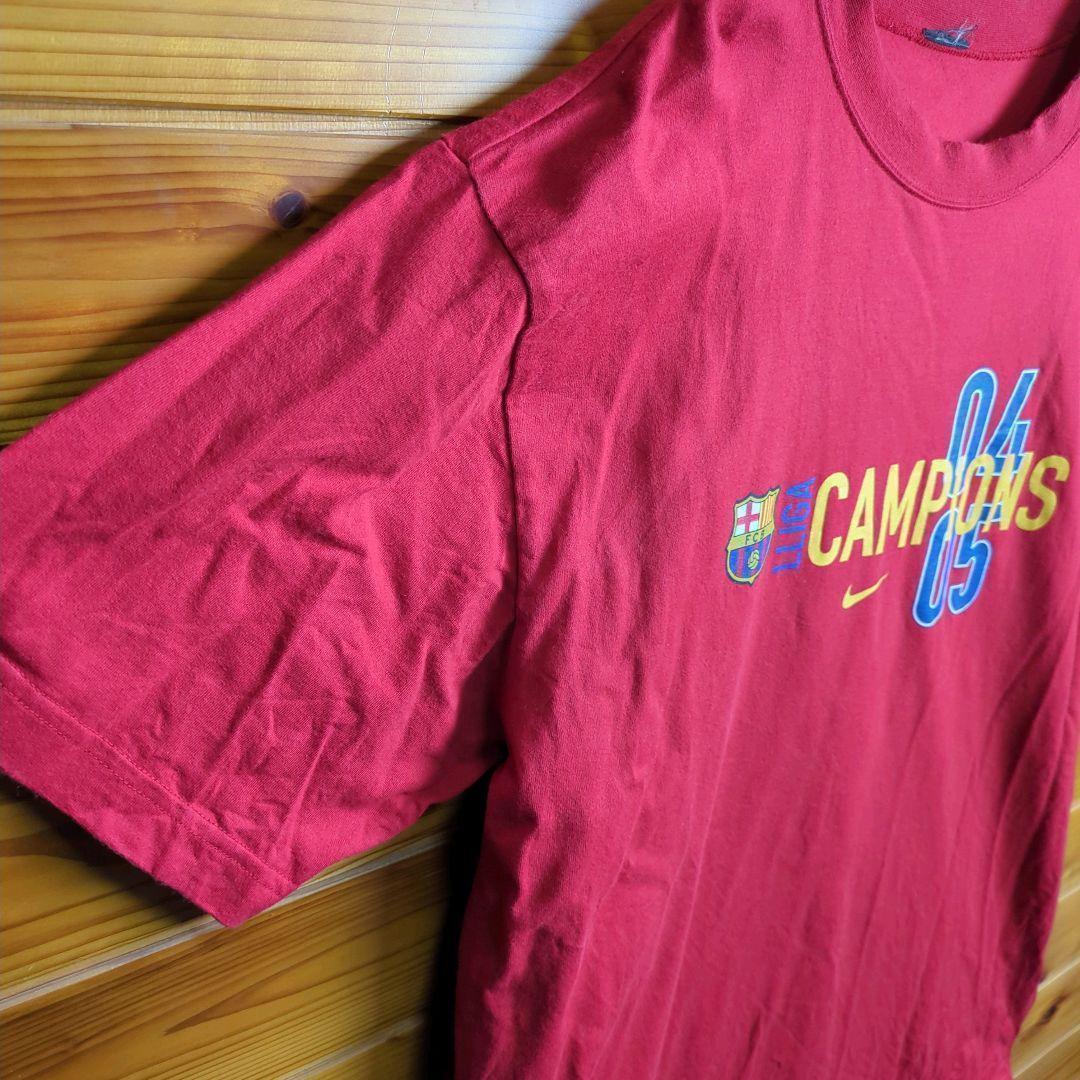 NIKE　ナイキ　FCB　FCバルセロナ　サッカー　半袖Tシャツ　XL　LL　赤