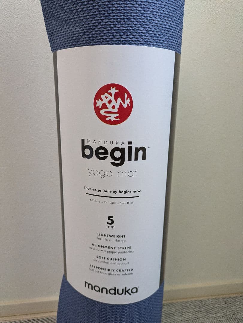Manduka マンドゥカ ヨガマット 5mm BEGIN ムーンブラック