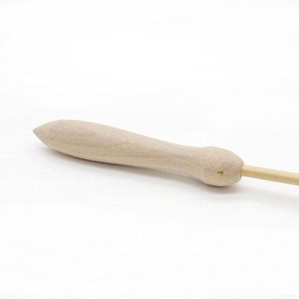 【仏壇仏具】一刀彫木魚セット　4寸