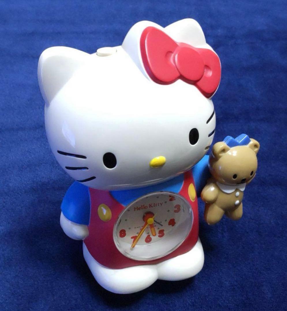 美品・目覚まし時計 ハローキティ サンリオ レトロ【動作確認済】