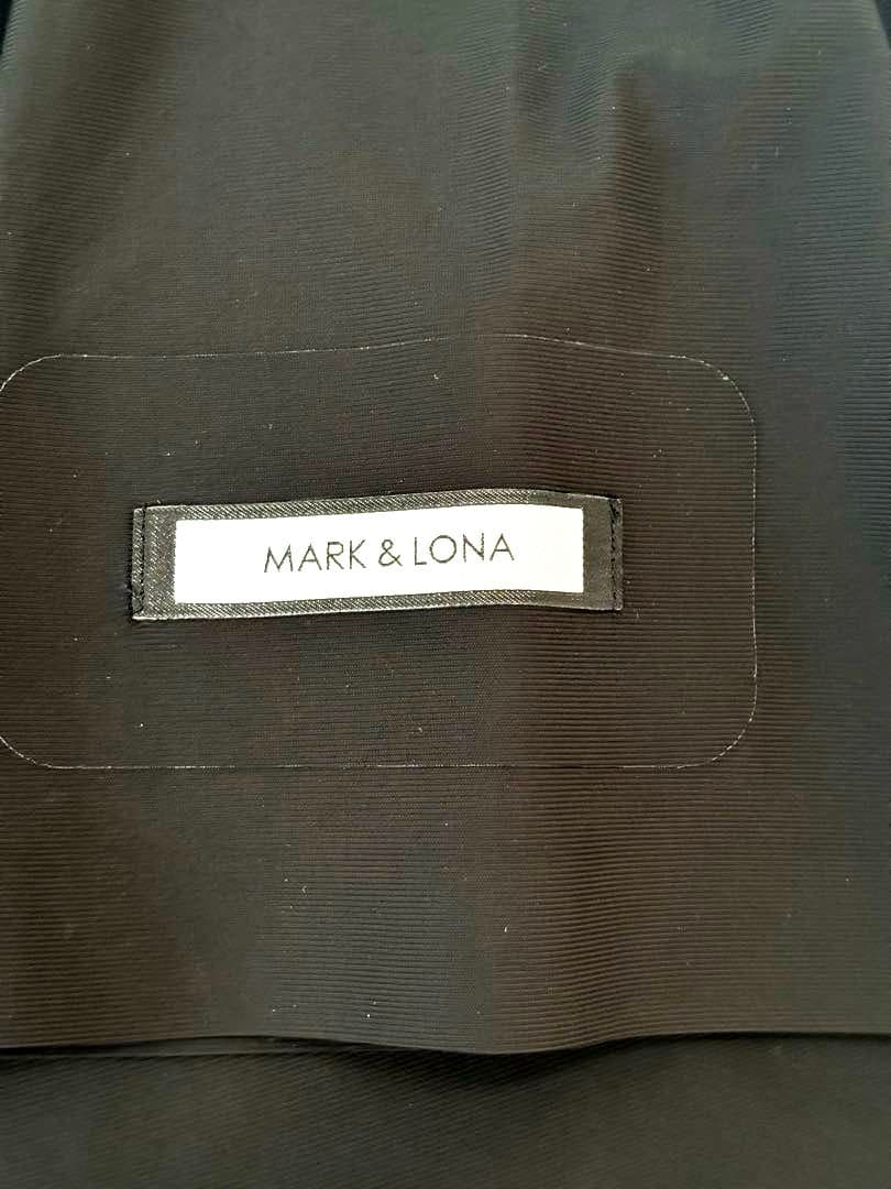 美品　MARK&LONA モックネック　半袖カットソー　半袖　46 ブラック