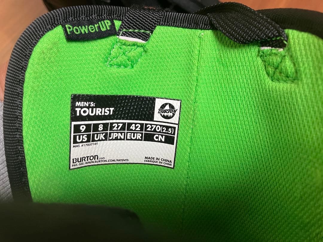 Burton スノーボードブーツ TOURIST バートン　ツーリスト　ブラック