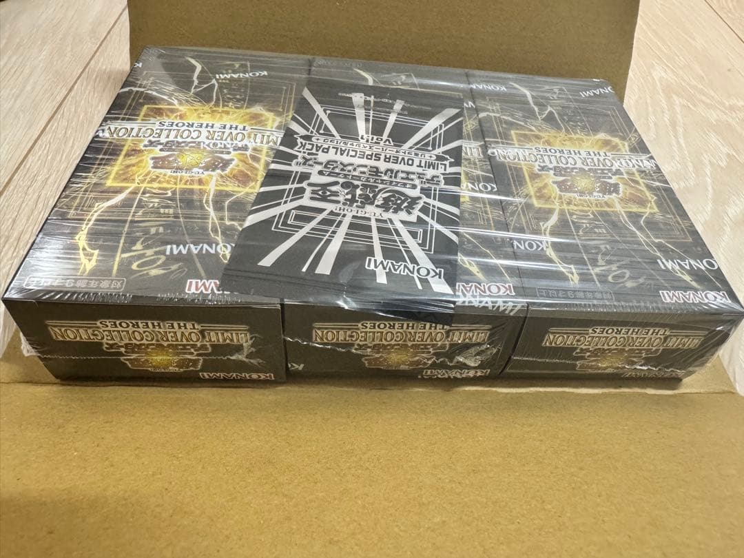 シュリンク付　遊戯王 リミットオーバーコレクション　ヒーローズ　3BOX 新品