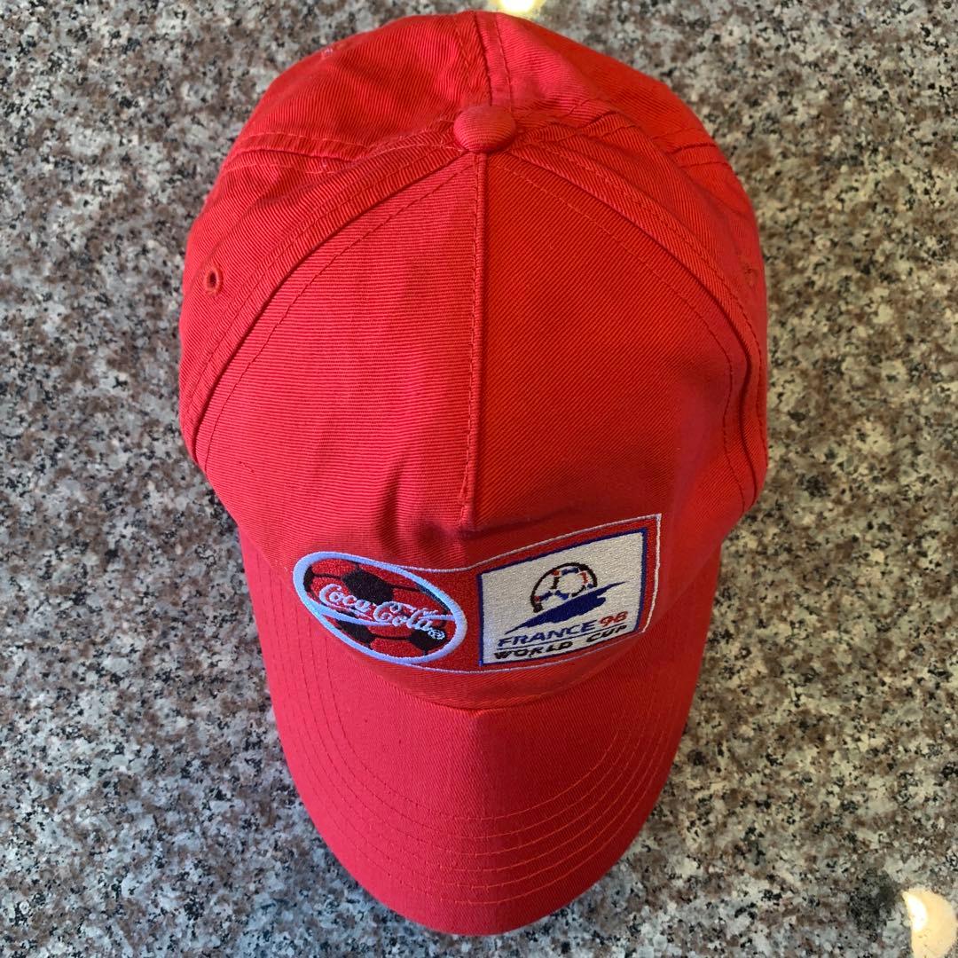 非売品　希少品　ワールドカップ フランス大会　コカコーラ　キャップ