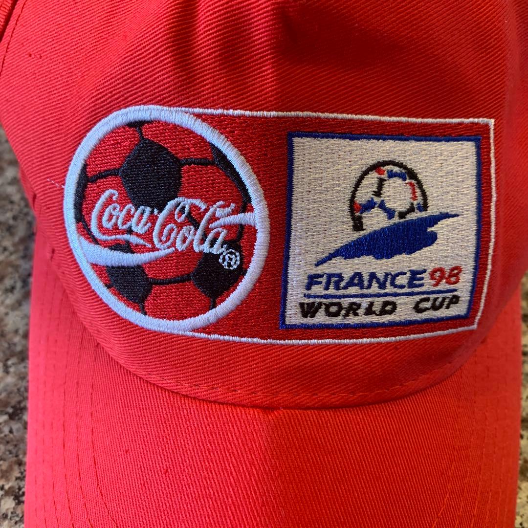 非売品　希少品　ワールドカップ フランス大会　コカコーラ　キャップ